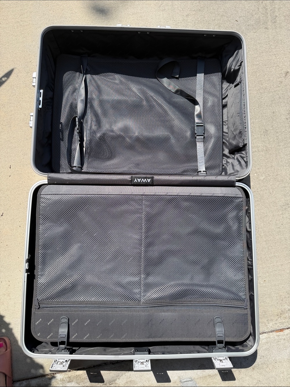 Away The Large Aluminum Edition Checked Luggage in Silver - Picture 11 of 13